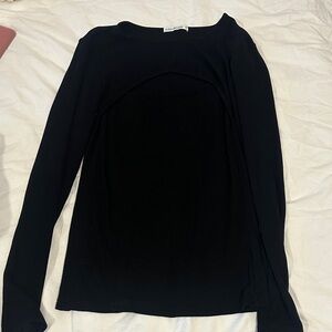 Black Long Sleeve Top